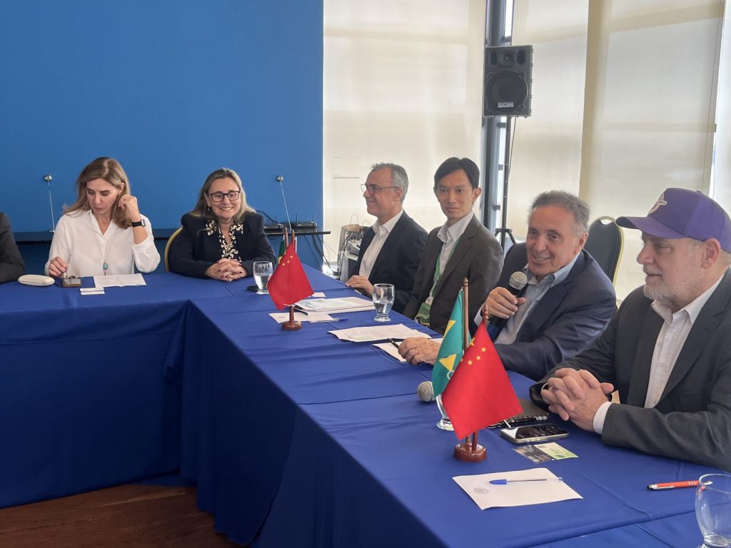 Josier Vilar deu as boas-vindas à comitiva da Universidade de Macau