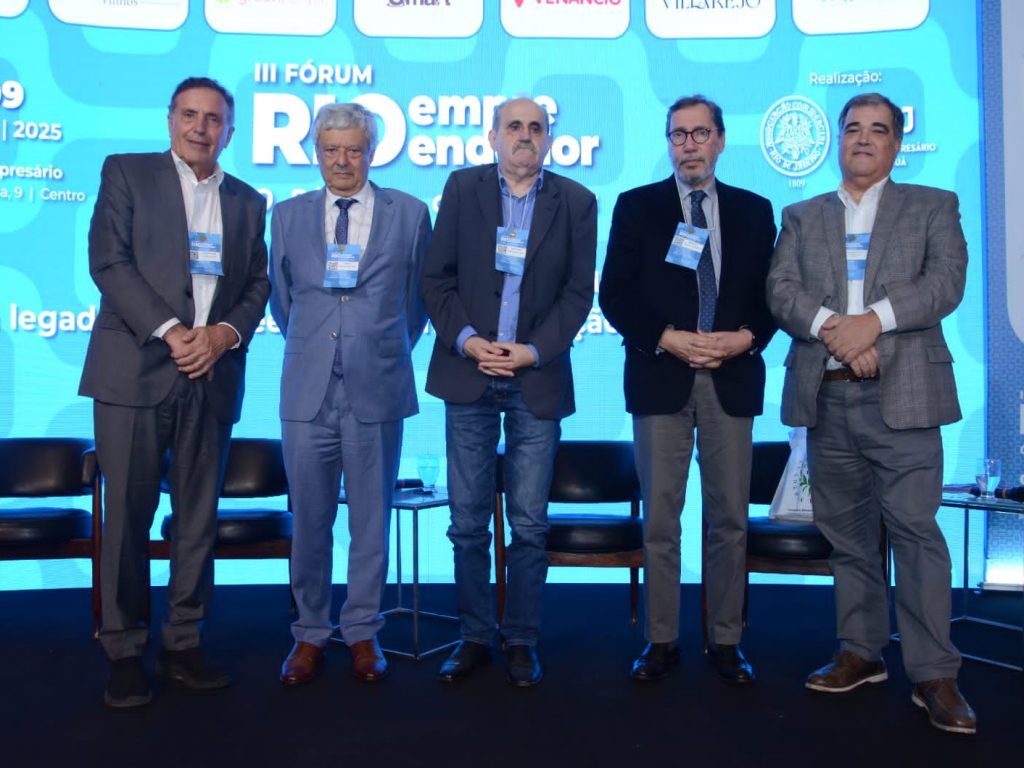 Josier Vilar, Jorge Caldeira, Ancelmo Gois, Ruy Barreto Filho e Merval Pereira